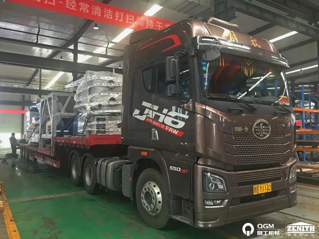 项目发货|广东会贵宾厅股份策尼特ZN1200S型全自动砌块成型机生产线发货湖北，助力市政建设！